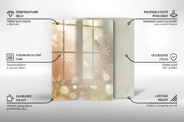 Herd schutzplatte Schneeflocken