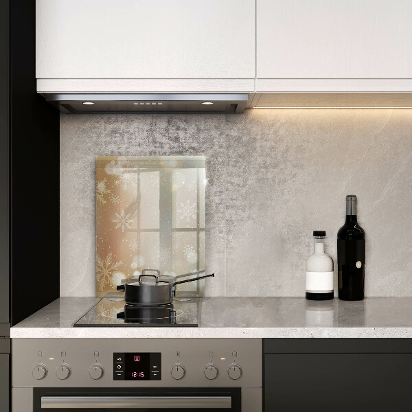 Herd schutzplatte Schneeflocken