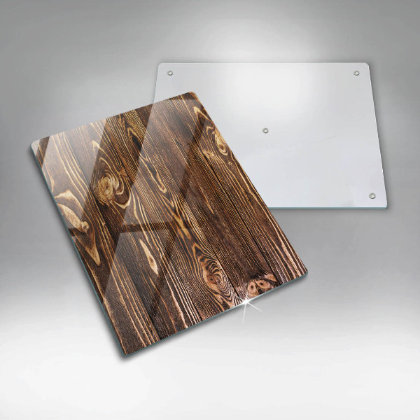 Herd schutzplatte Holzstruktur