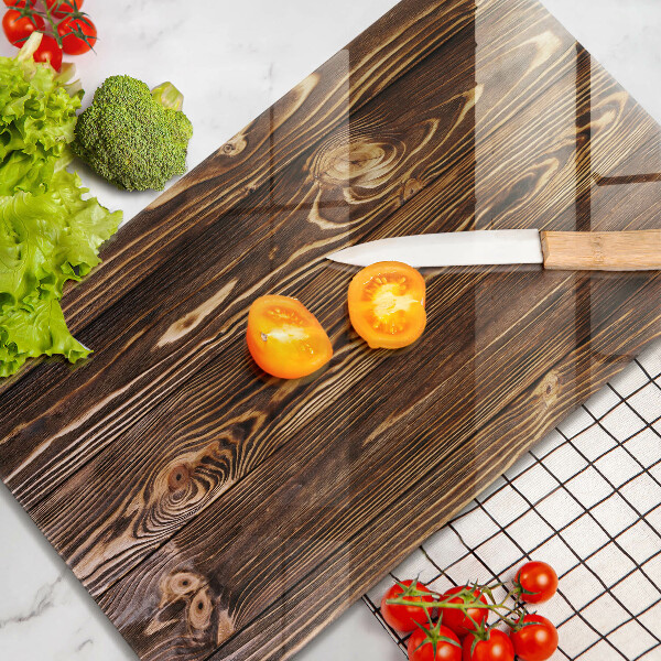 Herd schutzplatte Holzstruktur