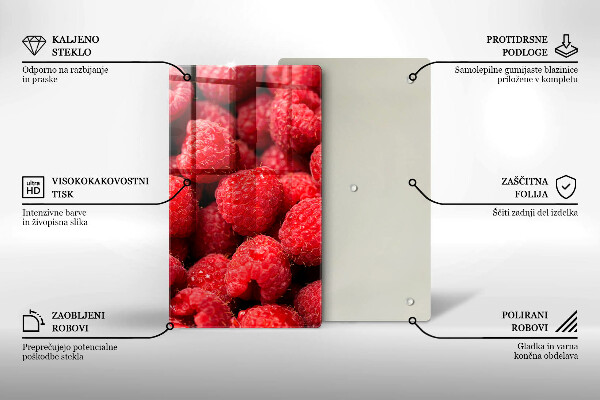 Herd schutzplatte Himbeerfrucht