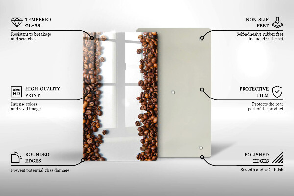 Herd schutzplatte Kaffeebohnen