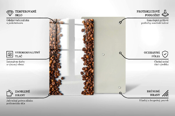 Herd schutzplatte Kaffeebohnen