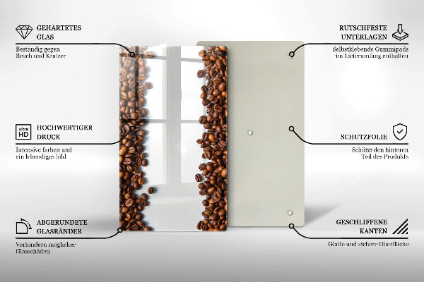 Herd schutzplatte Kaffeebohnen
