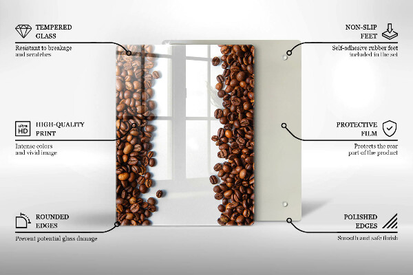 Herd schutzplatte Kaffeebohnen