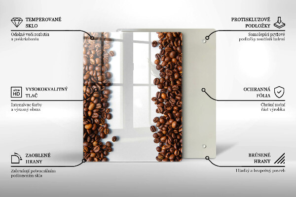 Herd schutzplatte Kaffeebohnen