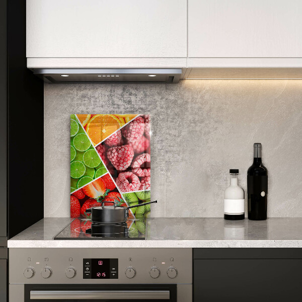 Herd schutzplatte Bunte Früchte