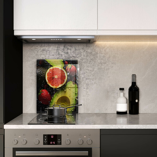 Herd schutzplatte Früchte und Gemüse