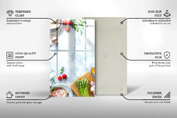 Herd schutzplatte Zutaten in der Küche