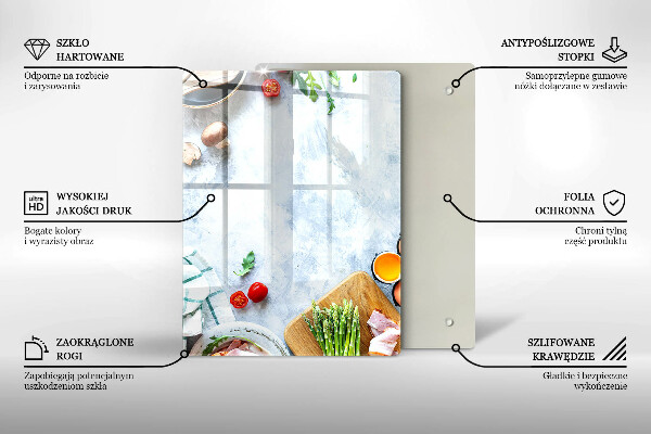 Herd schutzplatte Zutaten in der Küche