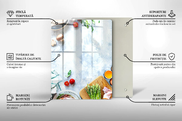 Herd schutzplatte Zutaten in der Küche