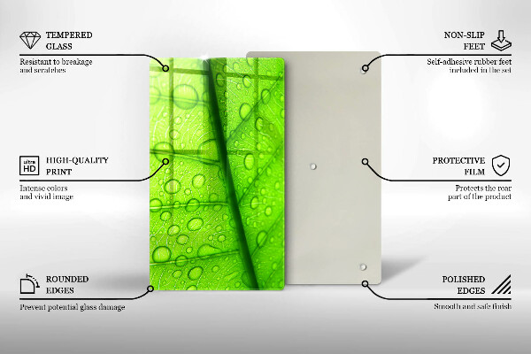 Abdeckung induktionskochfeld Nahaufnahme eines Blattes