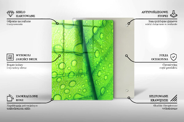 Abdeckung induktionskochfeld Nahaufnahme eines Blattes