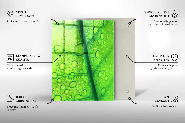 Abdeckung induktionskochfeld Nahaufnahme eines Blattes