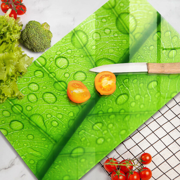 Abdeckung induktionskochfeld Nahaufnahme eines Blattes