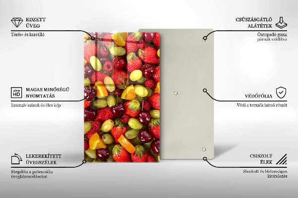 Abdeckung induktionskochfeld Sommerfrüchte