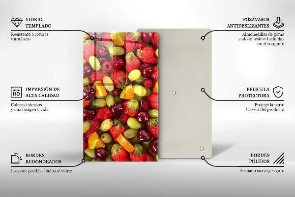 Abdeckung induktionskochfeld Sommerfrüchte