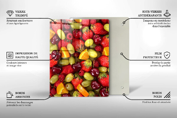 Abdeckung induktionskochfeld Sommerfrüchte