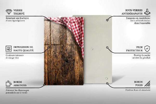 Abdeckung induktionskochfeld Holztisch
