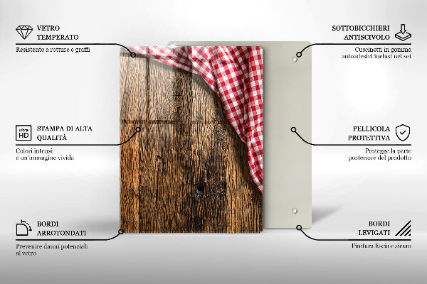 Abdeckung induktionskochfeld Holztisch