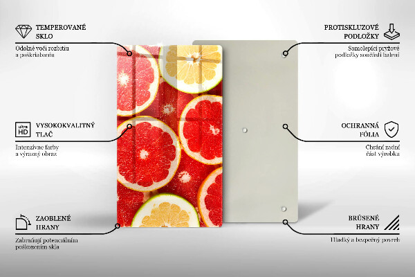 Abdeckung induktionskochfeld Grapefruitscheiben