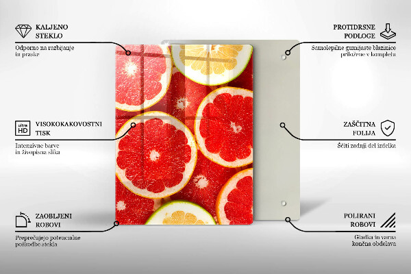 Abdeckung induktionskochfeld Grapefruitscheiben