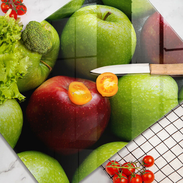 Abdeckung induktionskochfeld Saftige Äpfel