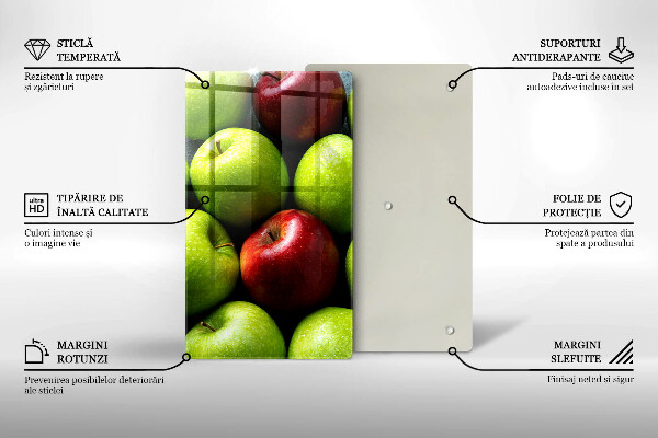 Abdeckung induktionskochfeld Saftige Äpfel