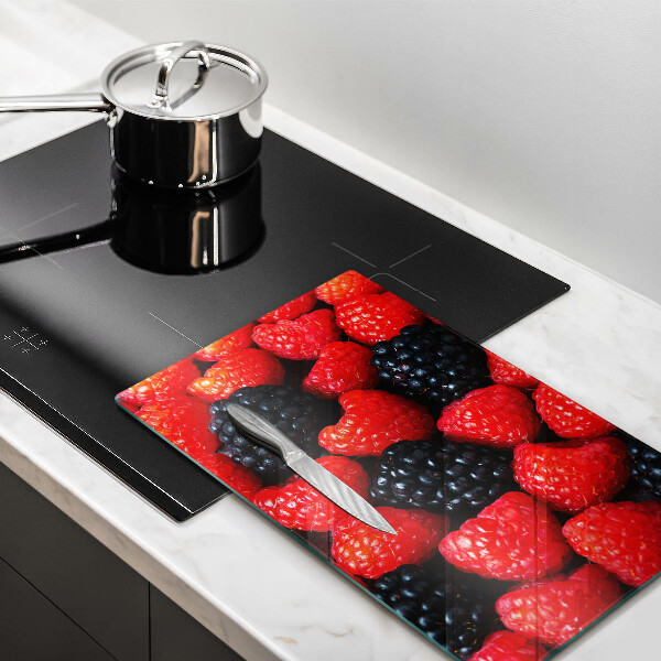 Abdeckung induktionskochfeld Himbeeren und Brombeeren