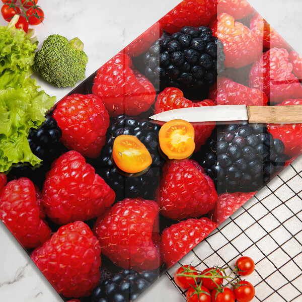 Abdeckung induktionskochfeld Himbeeren und Brombeeren