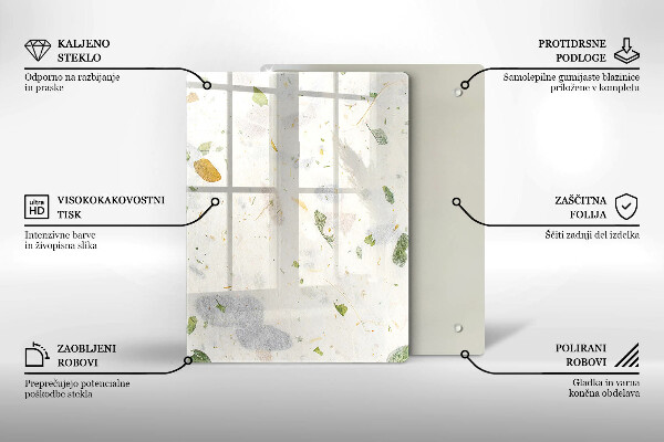 Abdeckung induktionskochfeld Fallende Blätter