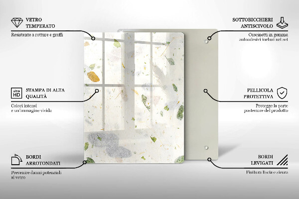 Abdeckung induktionskochfeld Fallende Blätter