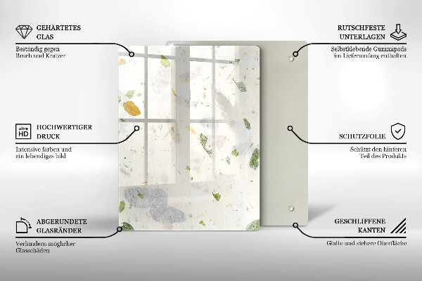 Abdeckung induktionskochfeld Fallende Blätter