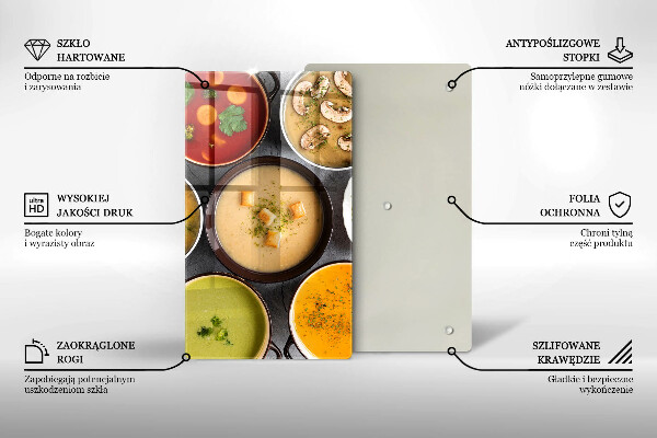 Abdeckung induktionskochfeld Bunte Suppen
