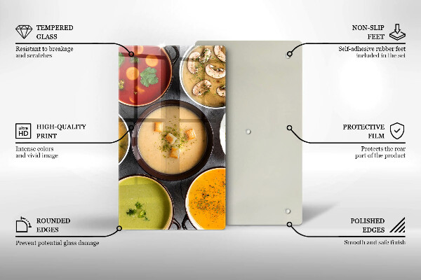 Abdeckung induktionskochfeld Bunte Suppen