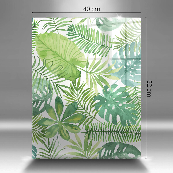 Herd abdeckplatte Aquarell-Boho-Blätter