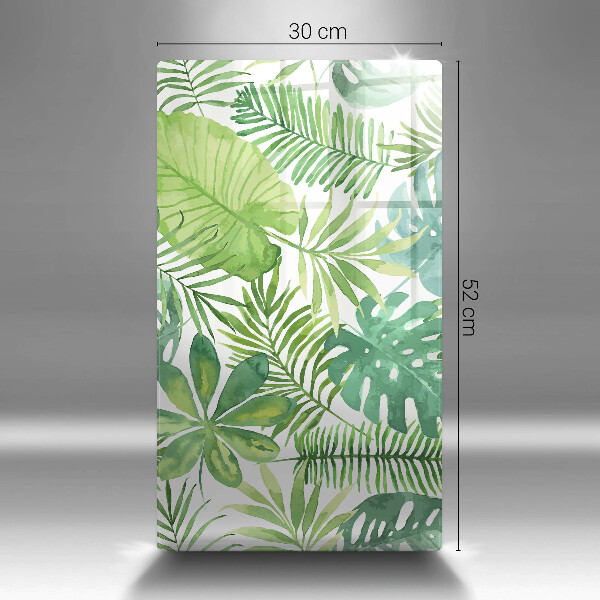 Herd abdeckplatte Aquarell-Boho-Blätter