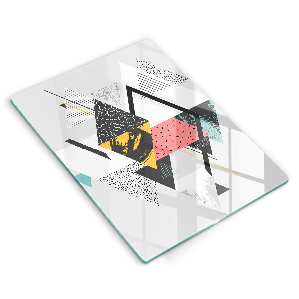 Herd abdeckplatte Abstrakte Dreiecke