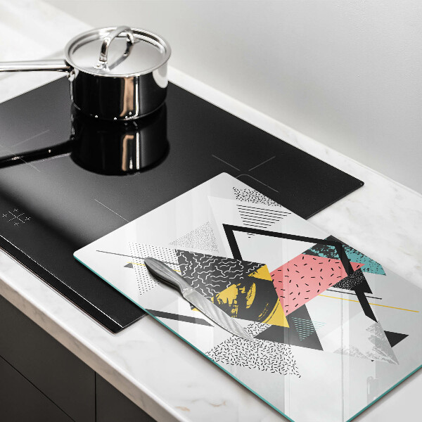 Herd abdeckplatte Abstrakte Dreiecke