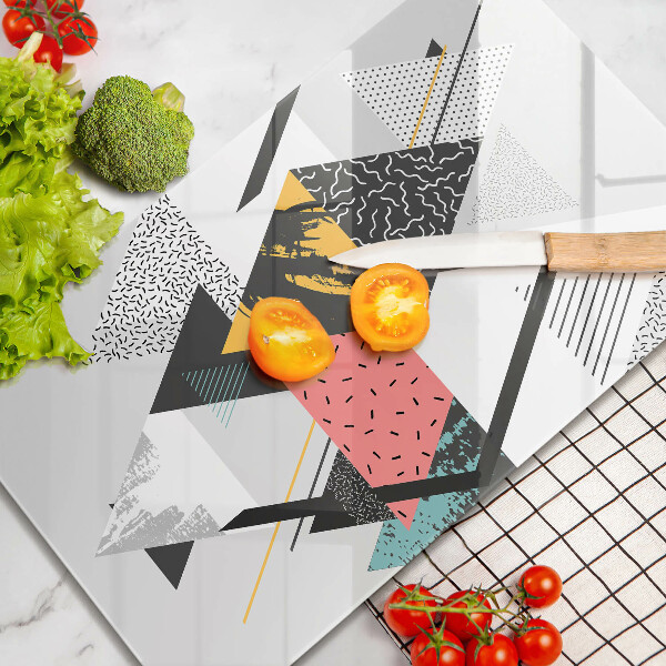 Herd abdeckplatte Abstrakte Dreiecke