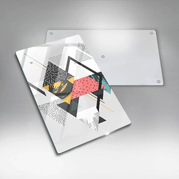 Herd abdeckplatte Abstrakte Dreiecke