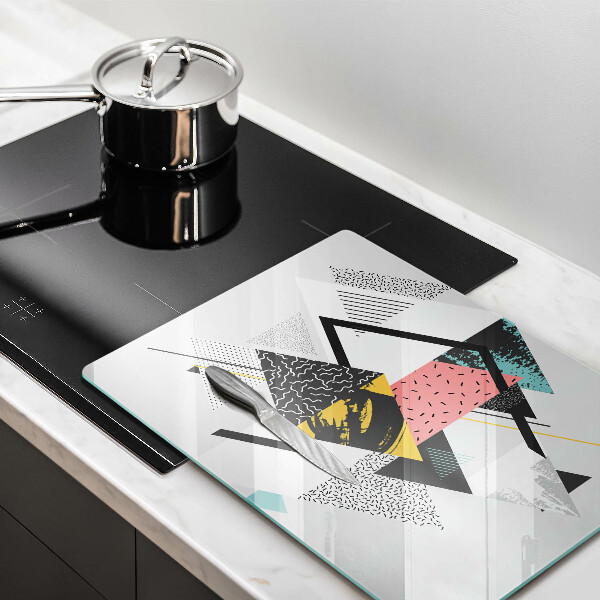 Herd abdeckplatte Abstrakte Dreiecke