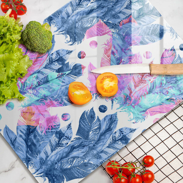 Herd abdeckplatte Federn-Boho-Illustration