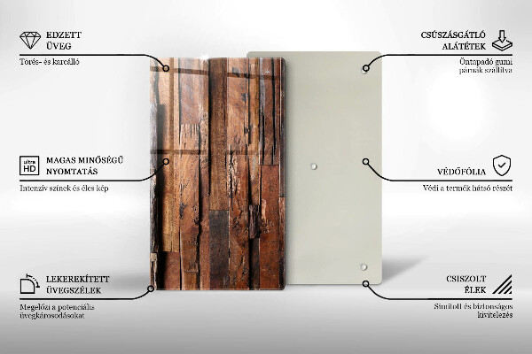 Herd abdeckplatte Dekorative Holzbretter