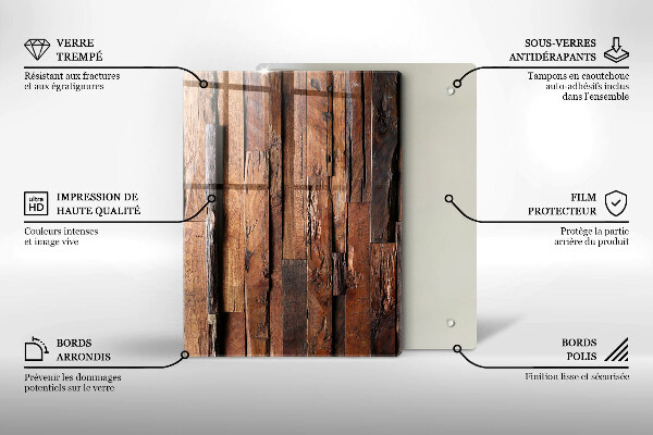 Herd abdeckplatte Dekorative Holzbretter