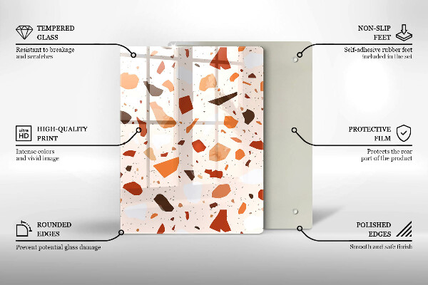 Herd abdeckplatte Dekoratives Steinzeug