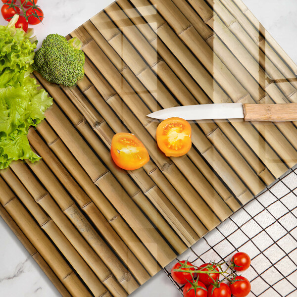 Herd abdeckplatte Natur-Boho-Bambus