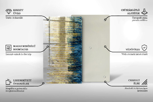 Herd abdeckplatte Designer-Abstraktion