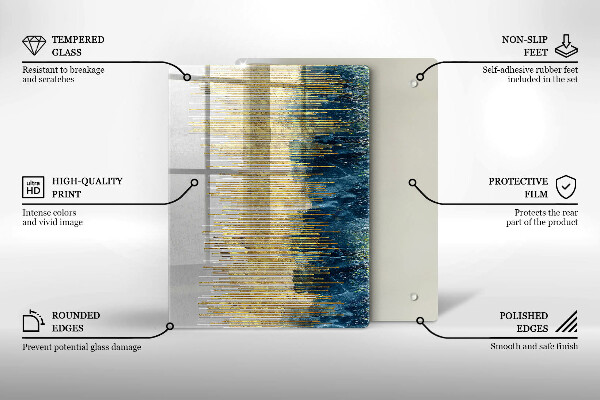 Herd abdeckplatte Designer-Abstraktion