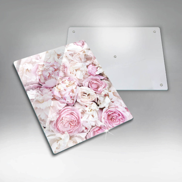 Herd abdeckplatte Pfingstrosenstrauß